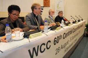 The WCC Central Committee discussed emerging issues that hinder gender equality and the building of safe communities worldwide. Photo: WCC/Mark Beach